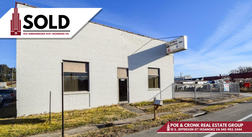 Poe & Cronk Announces Sale of Distribution Warehouse on Shenandoah Ave