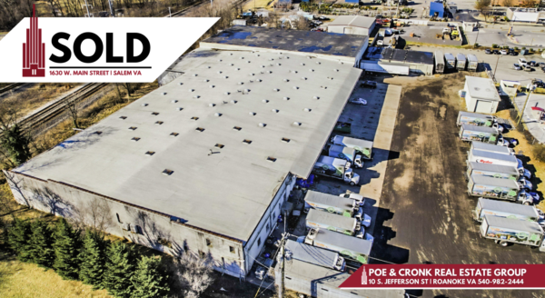 Poe & Cronk Announces Sale of Layman Distribution Building