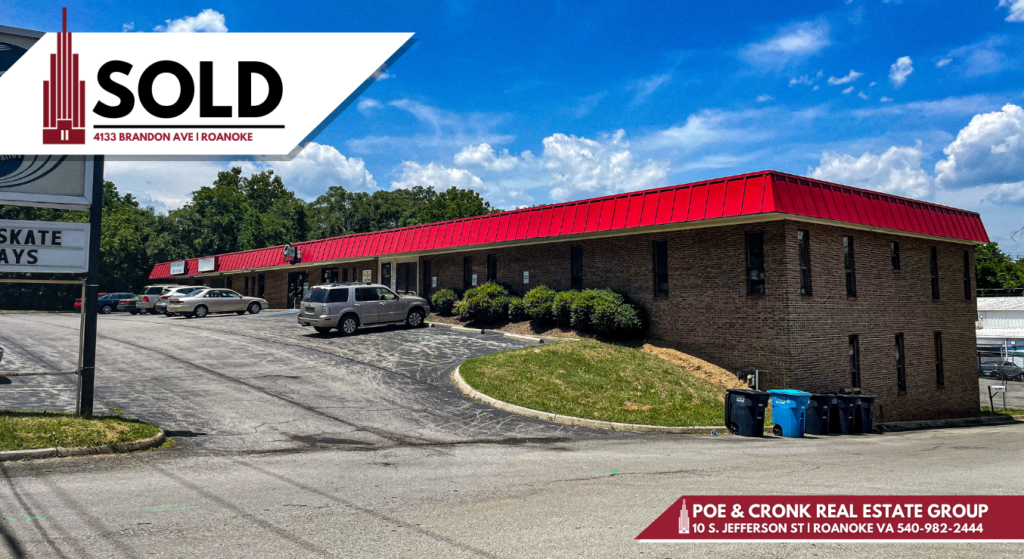 Poe & Cronk Announces Sale of Brandon Ave Retail & Flex Building Roanoke, VA