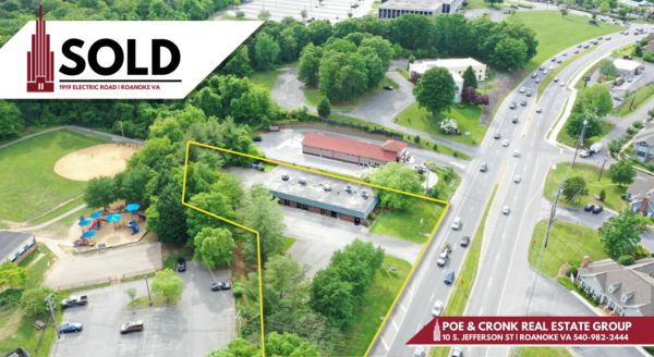 Poe & Cronk Announces Sale of 1919 Electric Road in Roanoke, VA