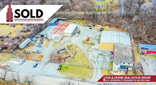 Poe & Cronk Announces Sale of Industrial Property on Cleveland Ave in Roanoke, VA
