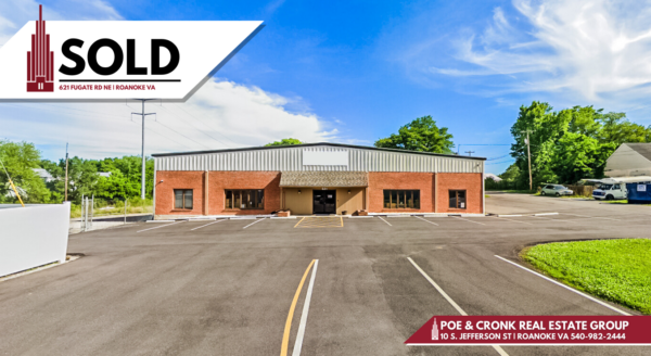 Poe & Cronk Announces Sale of 621 Fugate Road NE, Roanoke, VA