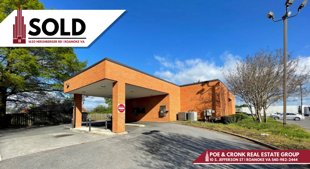 Poe & Cronk Announces Sale of 1620 Hershberger Rd, Roanoke, VA to Beacon Credit Union