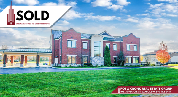 Poe & Cronk Announces Sale of 2950 Market Street NE in Christiansburg, Virginia