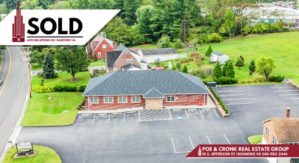 Poe & Cronk Announces Sale of 6051 Belspring Rd, Radford VA.