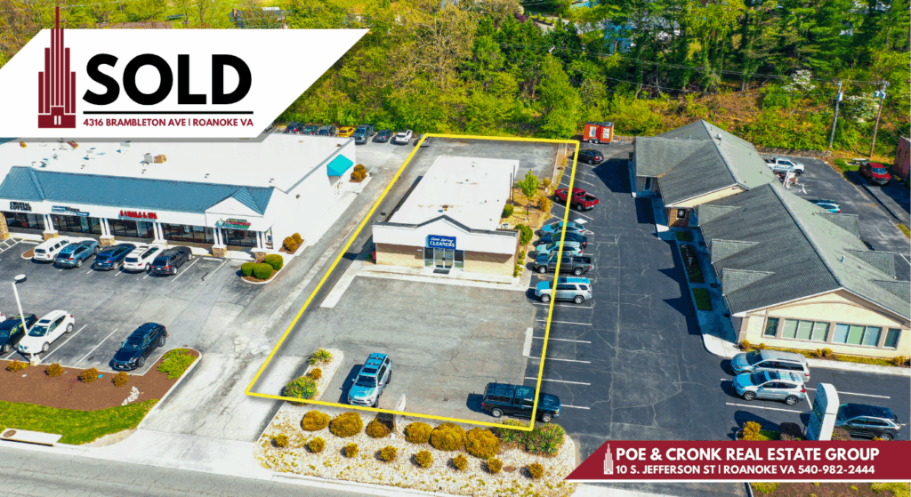 Poe & Cronk Announces Sale of 4316 Brambleton Ave, Roanoke, VA