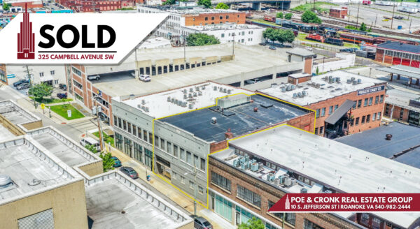 Poe & Cronk Announces Sale of 325 Campbell Ave SW, Roanoke, VA