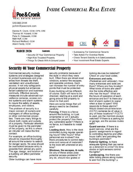 March Newsletter