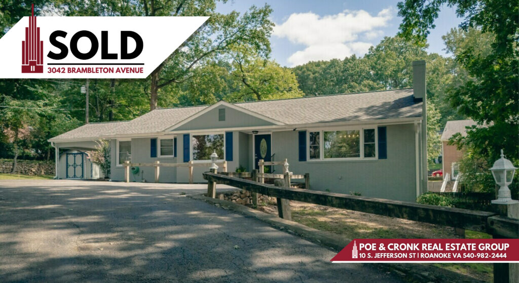 Poe & Cronk Announces Sale of 3042 Brambleton Avenue, Roanoke, VA 24015