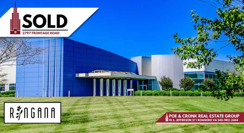 Poe & Cronk Announces Sale of Blue Ridge Technology Center in Roanoke, Virginia