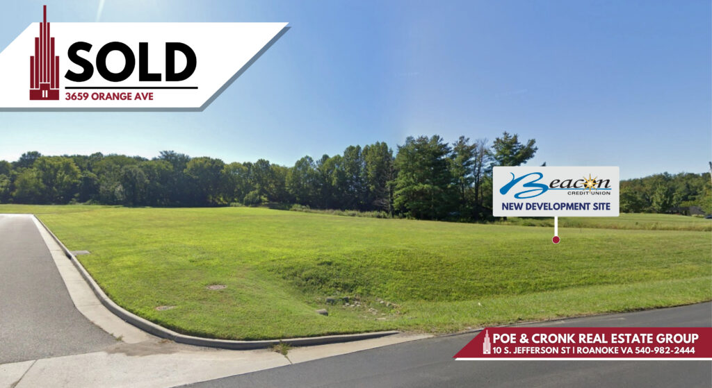 Poe & Cronk Announces Sale of 3659 Orange Avenue Northeast, Roanoke, VA 24012