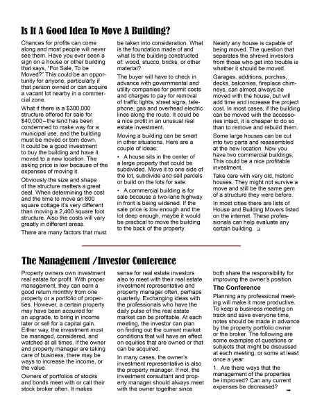 Commercial Real Estate August Newsletter